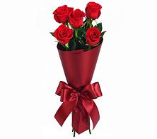 Букет 5 Красных роз Эдлесс Лав в Матвеевом Кургане