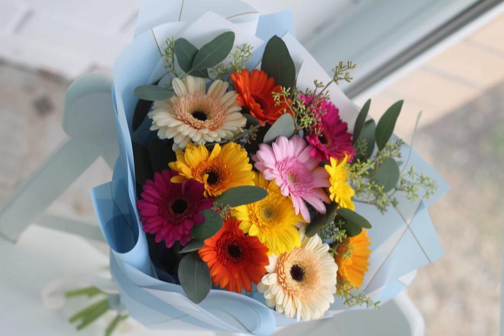 Букет цветов из: Герберы в Матвеевом Кургане