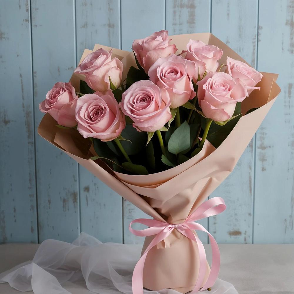 Букет цветов из: Розы в Матвеевом Кургане