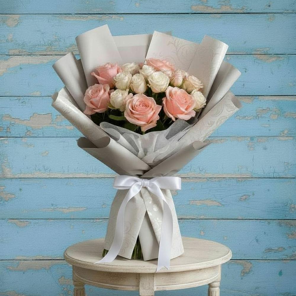 Букет цветов из: Розы в Матвеевом Кургане