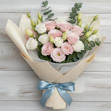 Букет цветов из:  Лизиантусы в Матвеевом Кургане