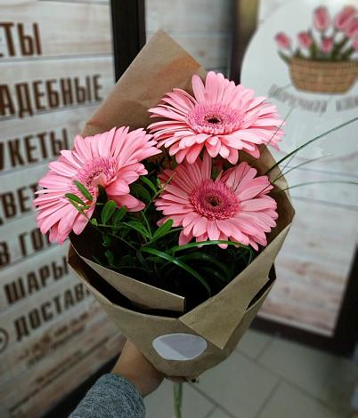 Букет цветов из: Герберы в Матвеевом Кургане