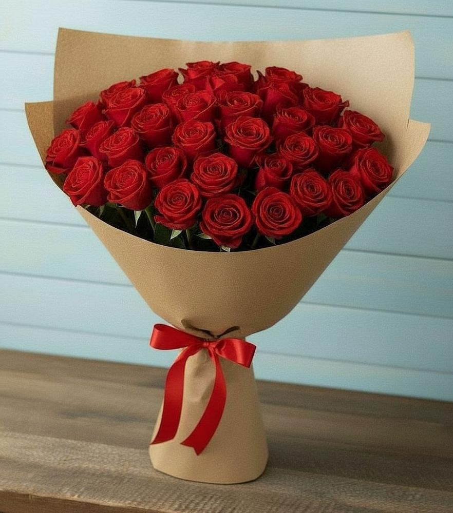 Букет Красные розы Милано в Матвеевом Кургане