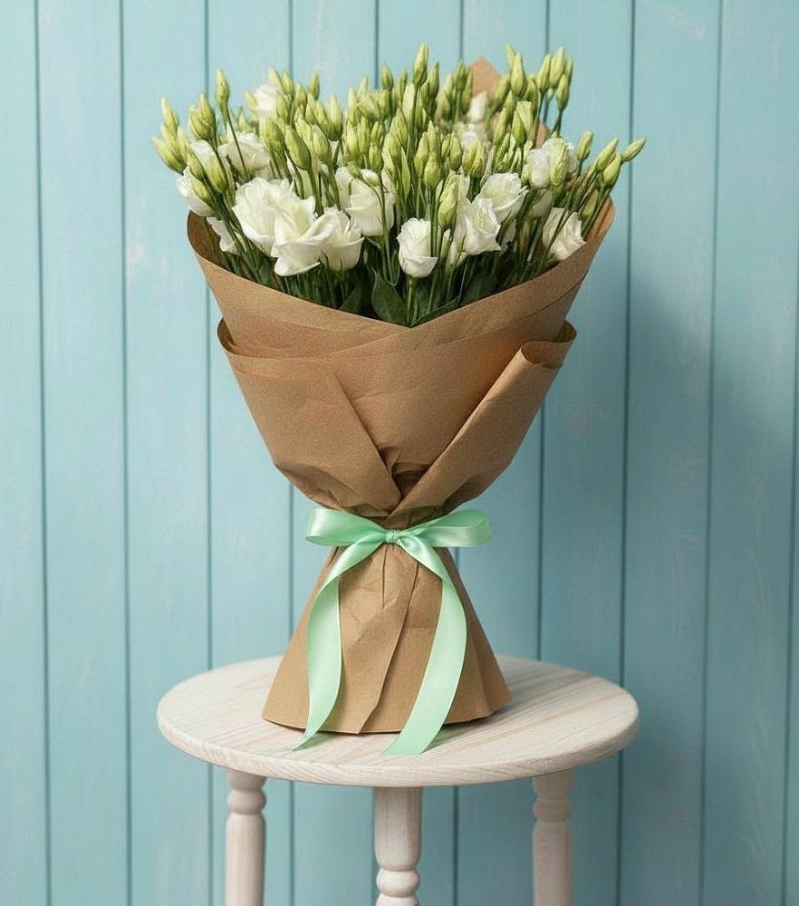 Букет цветов из: Лизиантусы в Матвеевом Кургане