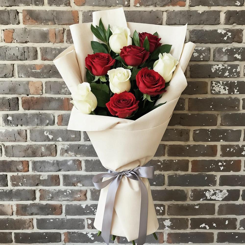 Букет цветов из: Розы в Матвеевом Кургане