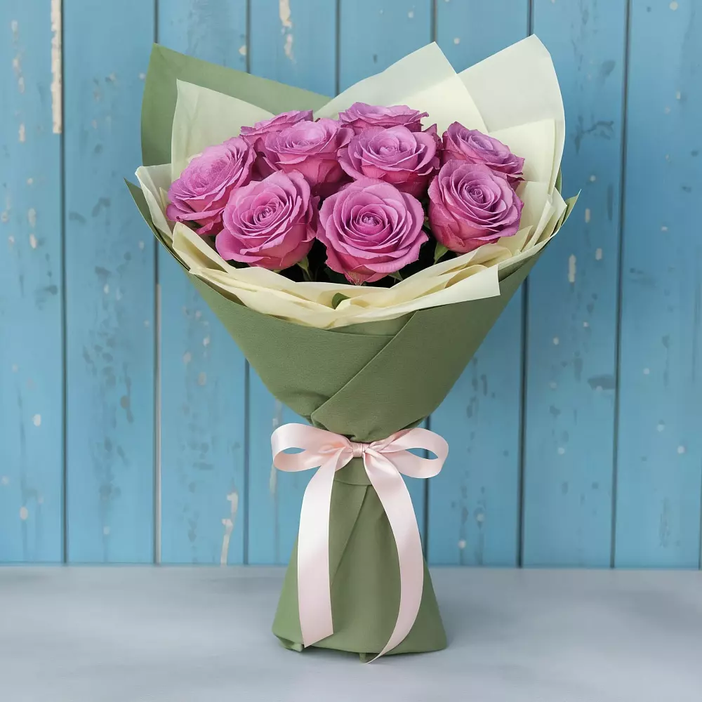 Букет Розы Фёрст Леди в Матвеевом Кургане