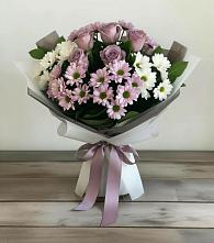 Букет цветов из:  Хризантемы и Розы #REPLACE_PRED# Матвеевом Кургане