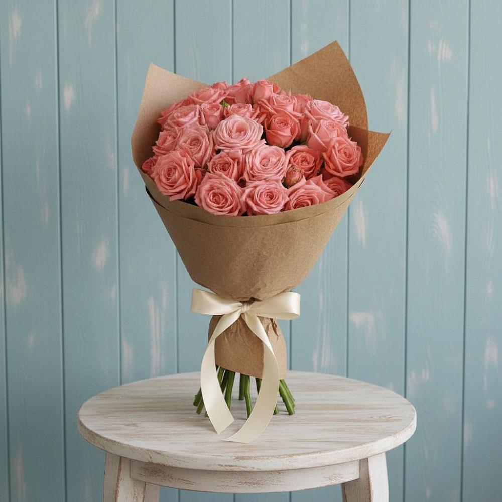 Букет цветов из: Розы в Матвеевом Кургане