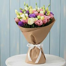 Букет цветов из:  Лизиантусы в Матвеевом Кургане