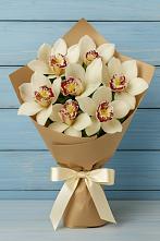 Букет цветов из:  Орхидеи и Розы в Матвеевом Кургане